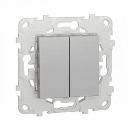 Изображение продукта Выключатель двухклавишный Schneider Electric Unica New 